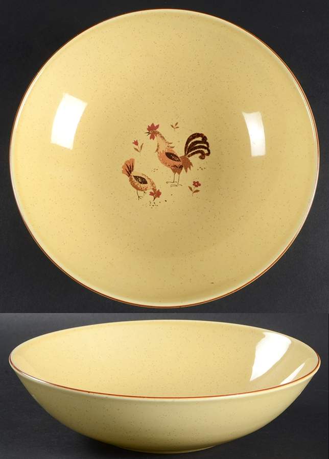 Honey Hen 9" Round Vegetable Bowl by Harmony House China-1