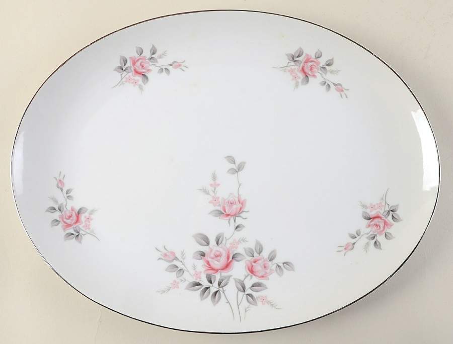 Janet 14" Oval Serving Platter by Harmony House China-1