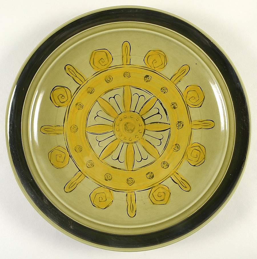 Kashmir 12" Chop Plate (Round Platter) by Harmony House China-1