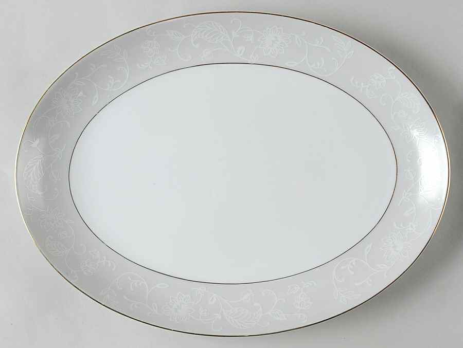 La Belle 12" Oval Serving Platter by Harmony House China-1