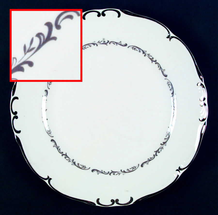 Lattice White Dinner Plate by Harmony House China-1