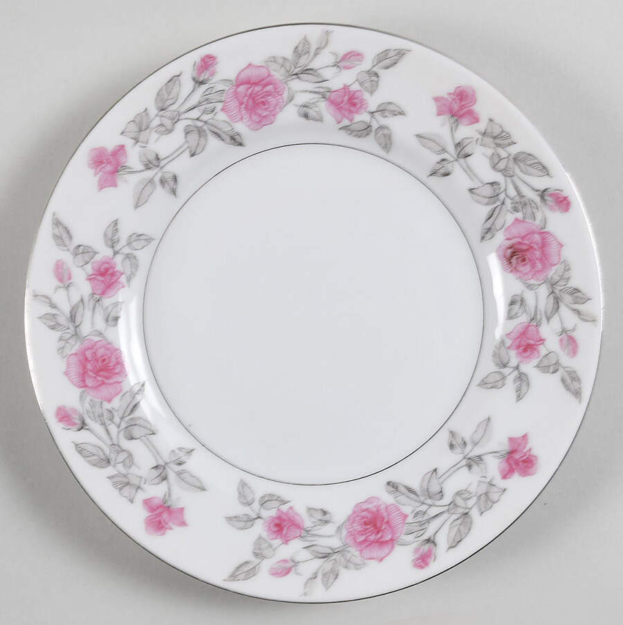 Laura Charcoal Bread & Butter Plate by Harmony House China-1
