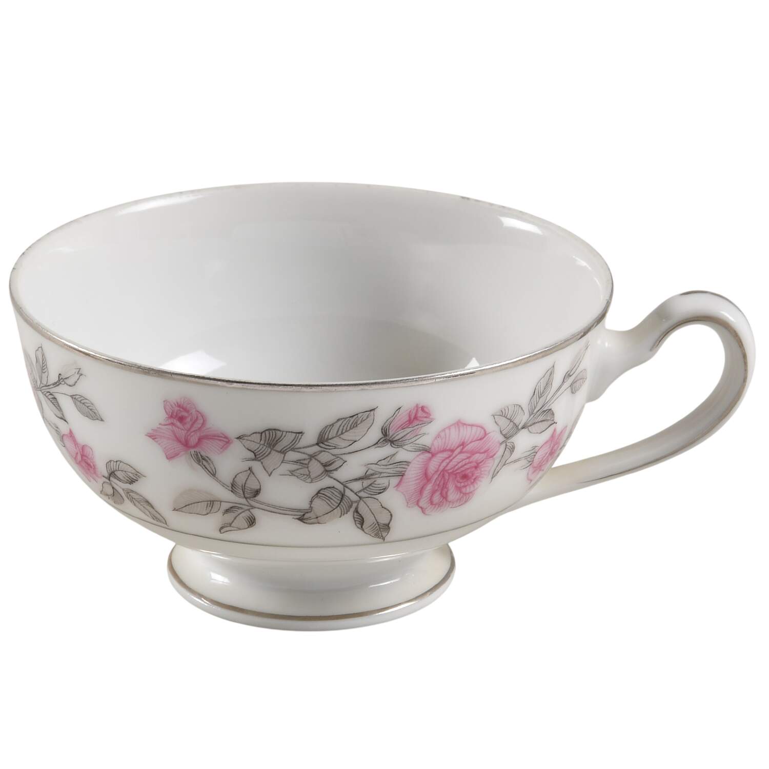 Laura Charcoal Footed Cup by Harmony House China-1