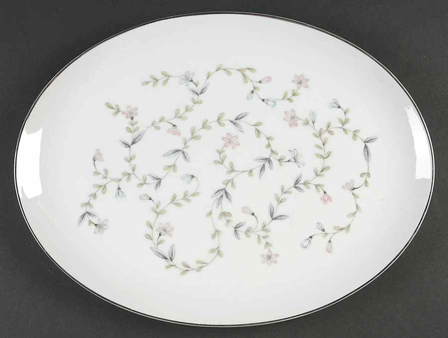 Linda 14" Oval Serving Platter by Harmony House China-1