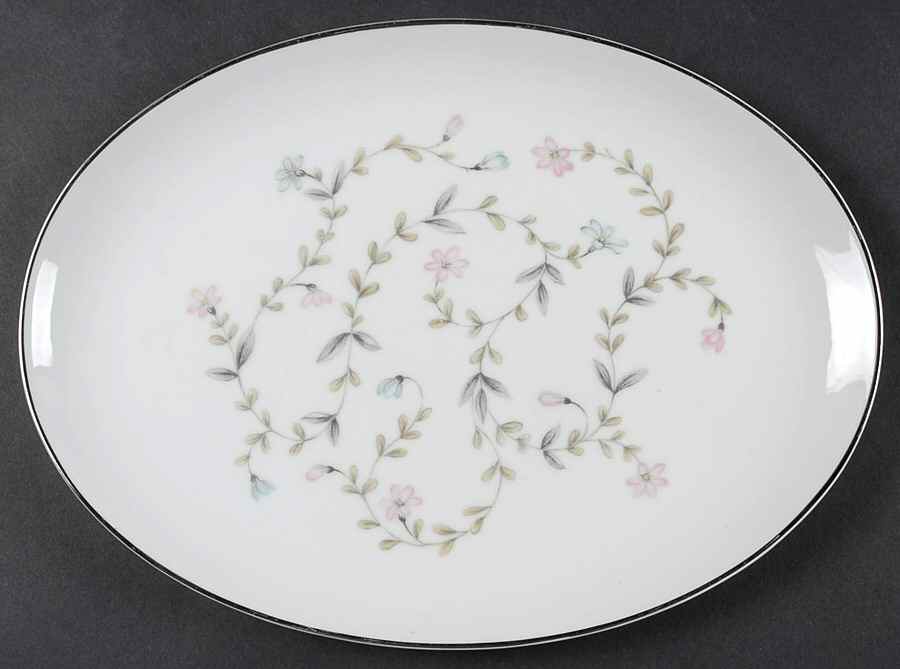 Linda 12" Oval Serving Platter by Harmony House China-1