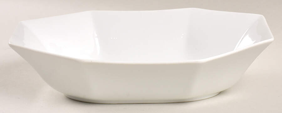 Lynette White 9" Oval Vegetable Bowl by Harmony House China-1