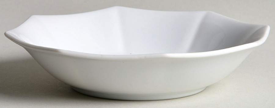Lynette White Fruit/Dessert (Sauce) Bowl by Harmony House China-1