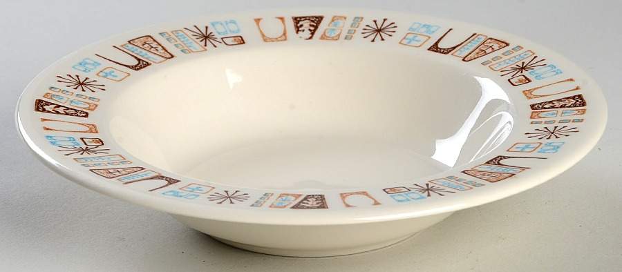Marimba Bay Rim Fruit/Dessert (Sauce) Bowl by Harmony House China-1