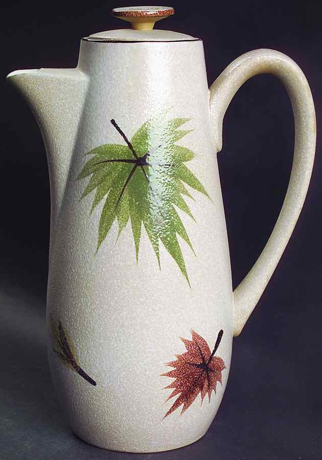 Maple Leaf Coffee Pot & Lid by Harmony House China-1