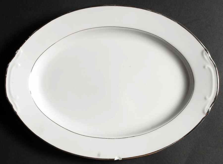 Mary 12" Oval Serving Platter by Harmony House China-1
