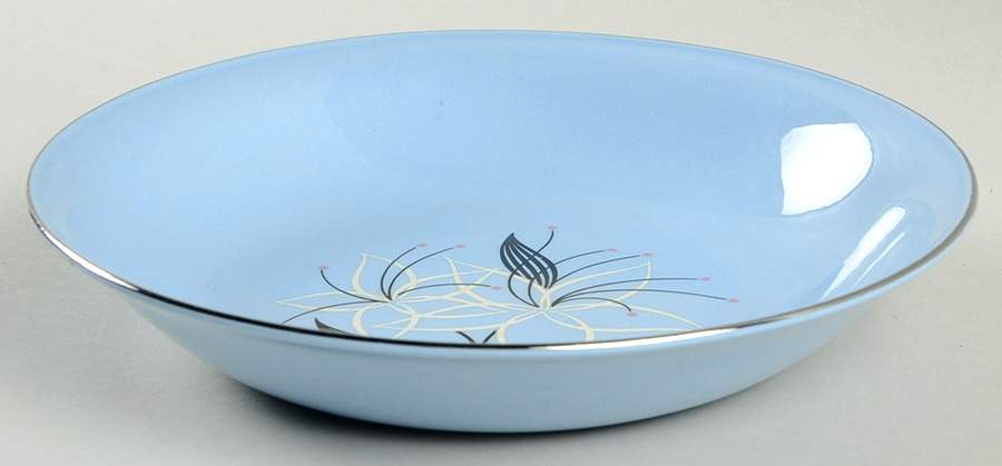 Marcia Pacific Blue Coupe Soup Bowl by Harmony House China-1