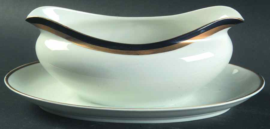 Marquis Gravy Boat with Attached Underplate by Harmony House China-1