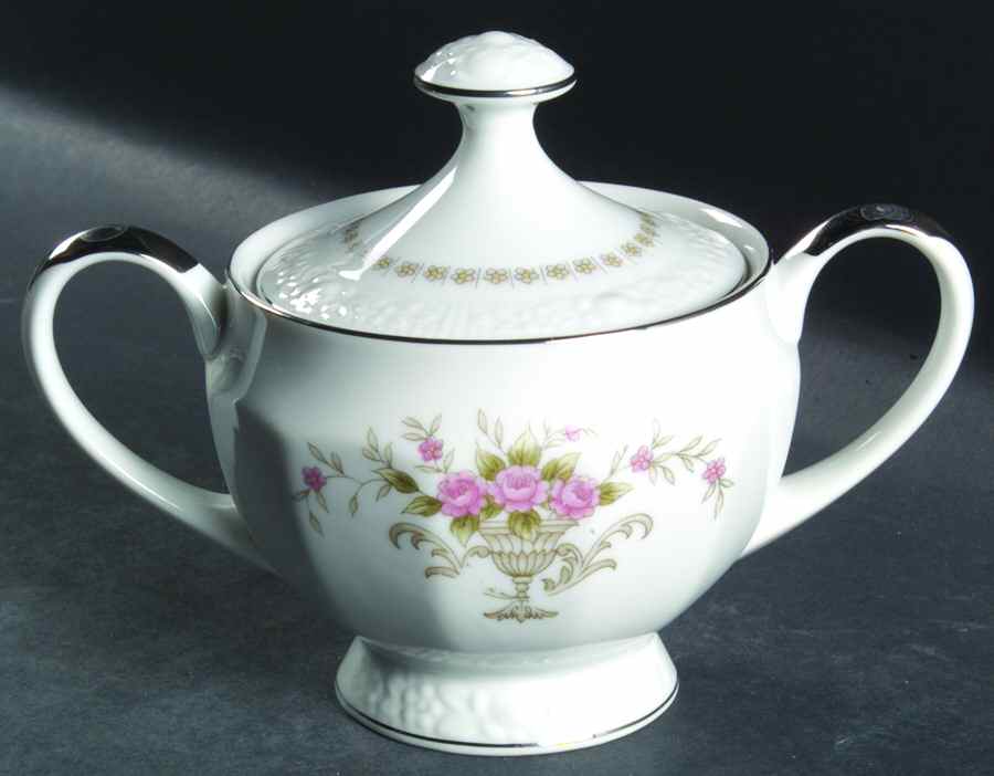 Michelle Sugar Bowl & Lid by Harmony House China-1