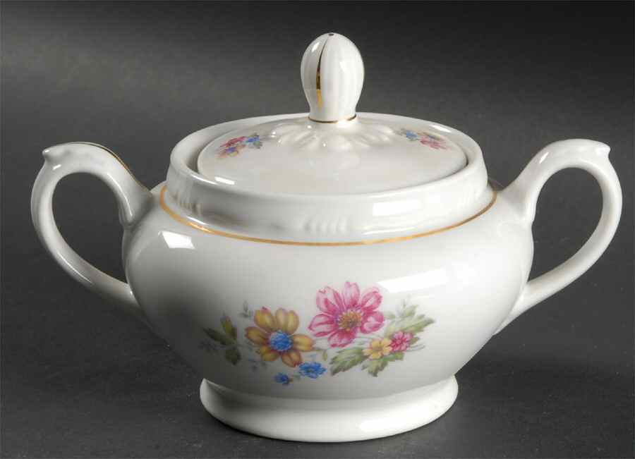 Minuet Sugar Bowl & Lid by Harmony House China-1