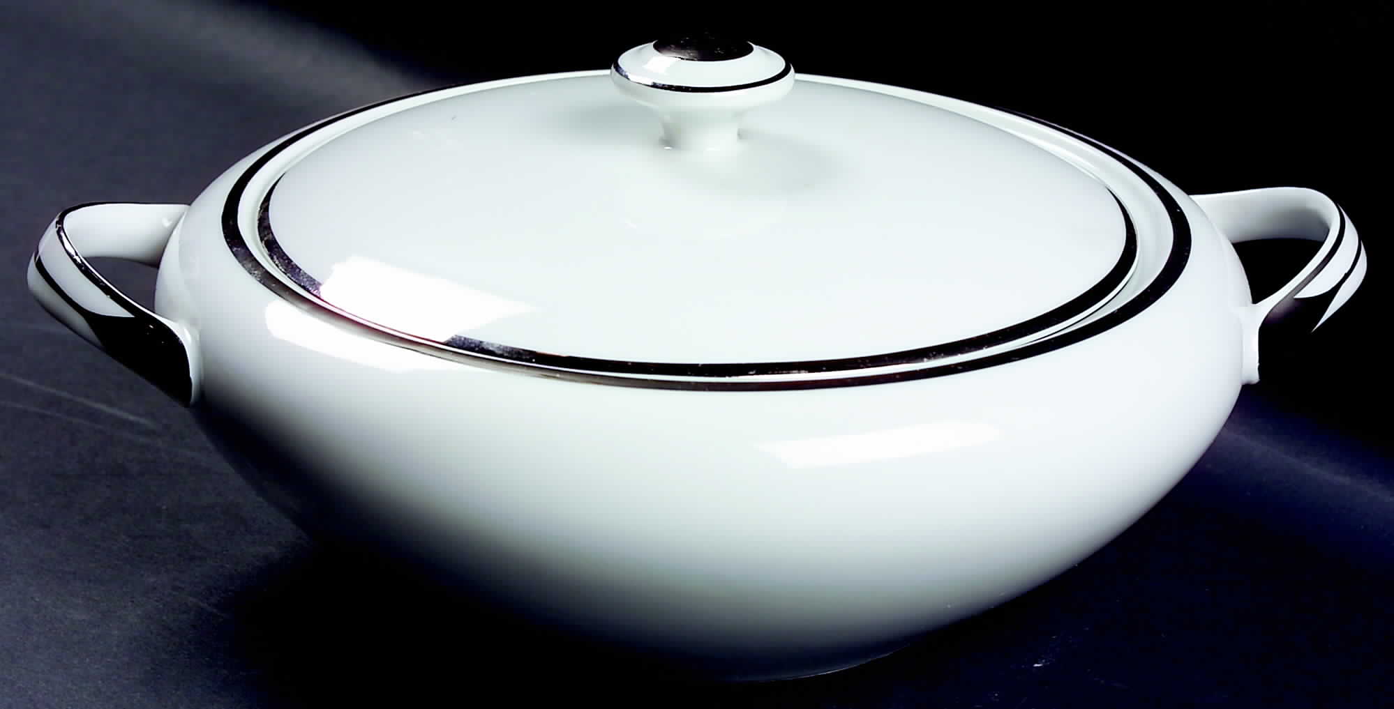 Moderne Round Covered Vegetable by Harmony House China-1