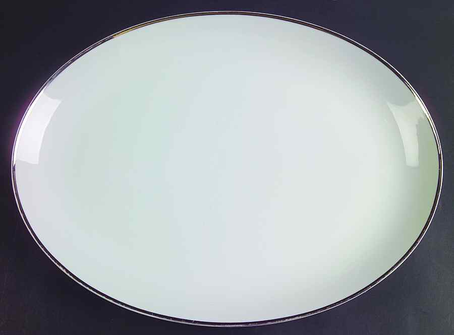 Moderne 16" Oval Serving Platter by Harmony House China-1