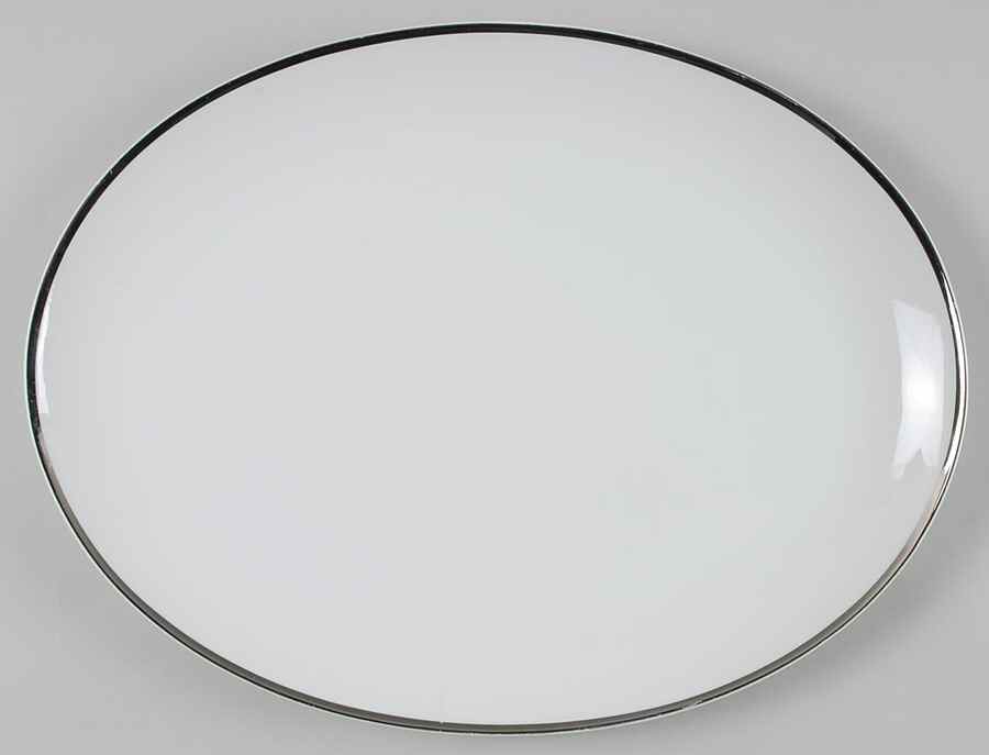 Moderne 14" Oval Serving Platter by Harmony House China-1