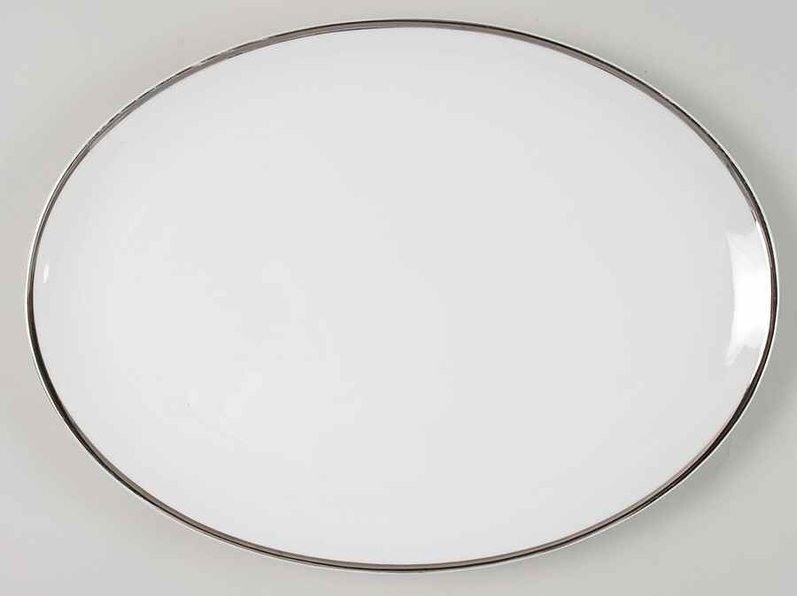 Moderne 12" Oval Serving Platter by Harmony House China-1