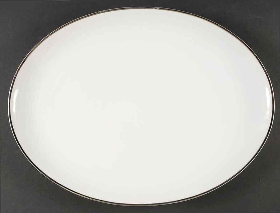Moderne 15" Oval Serving Platter by Harmony House China-1