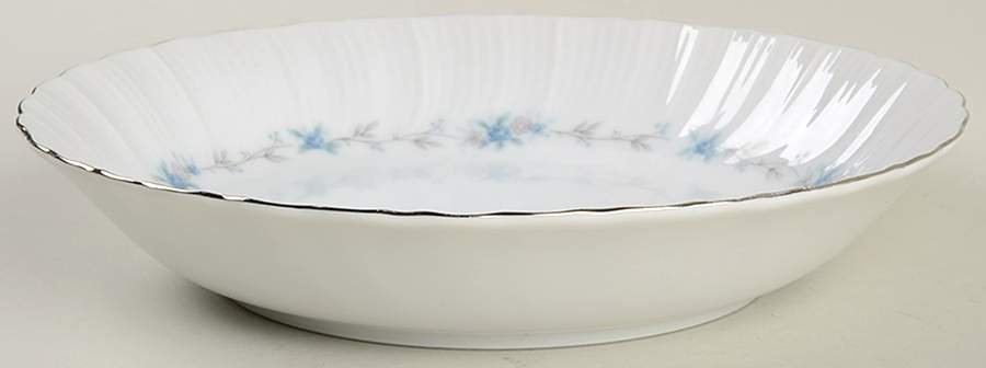 Monticello Blue (Platinum Trim) Coupe Soup Bowl by Harmony House China-1