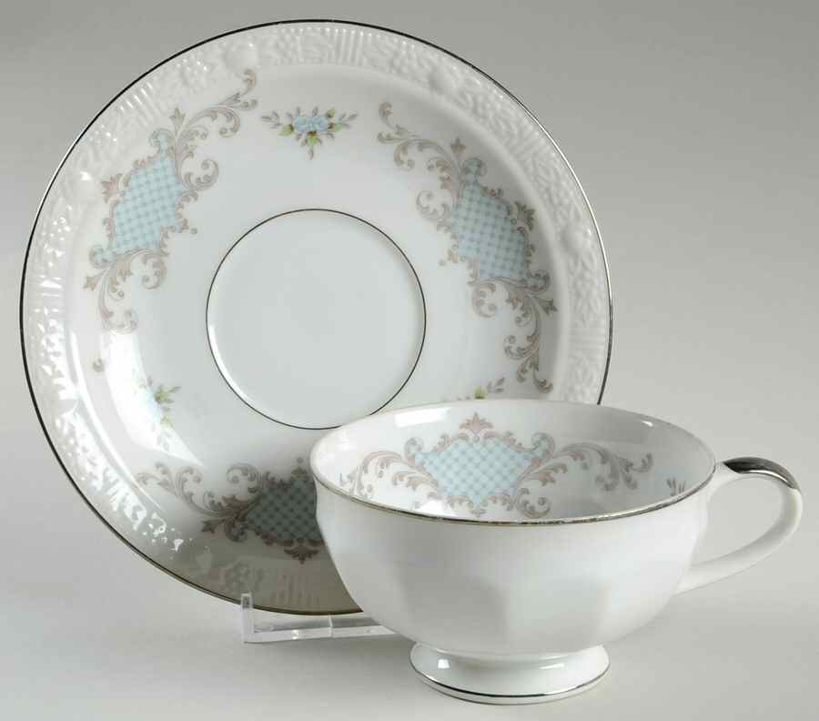 Monique Footed Cup & Saucer Set by Harmony House China-1