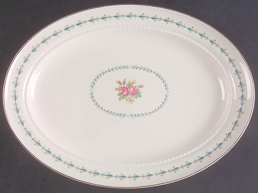 Mt. Vernon 11" Oval Serving Platter by Harmony House China-1