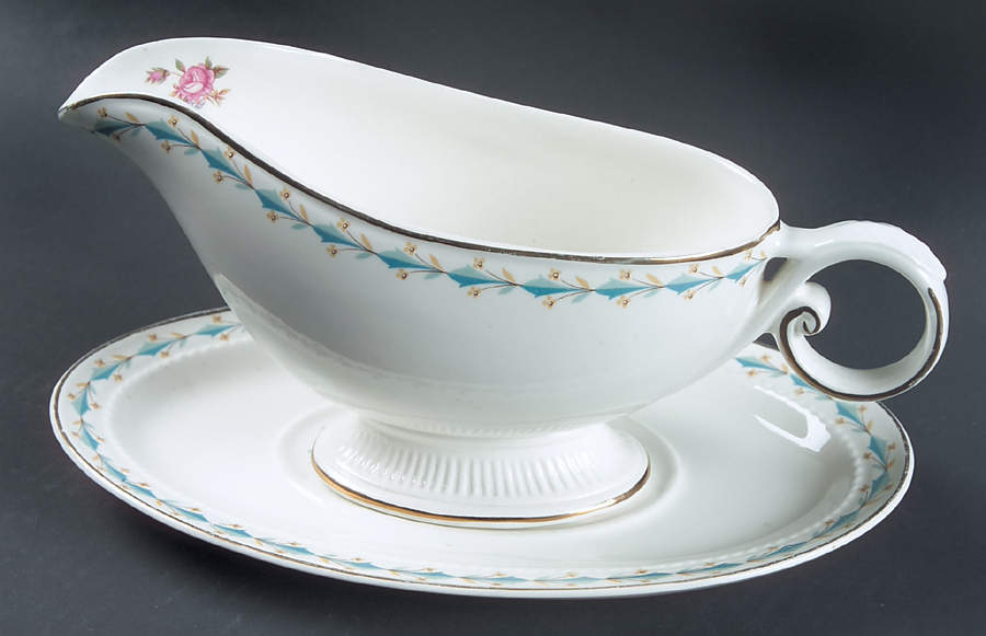 Mt. Vernon Gravy Boat & Underplate by Harmony House China-1