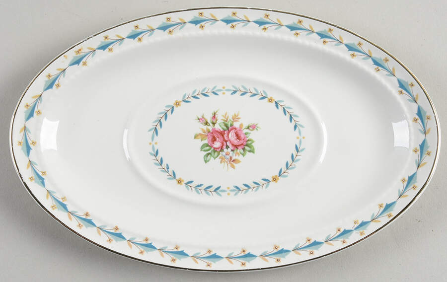 Mt. Vernon Underplate for Gravy Boat by Harmony House China-1