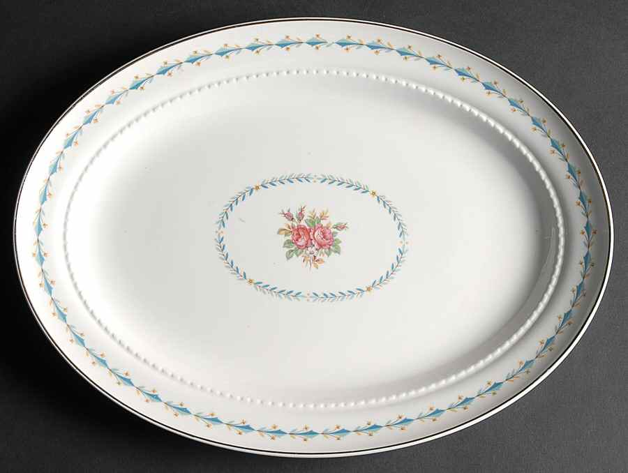 Mt. Vernon 13" Oval Serving Platter by Harmony House China-1
