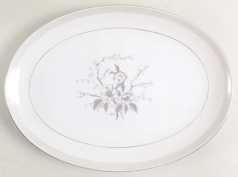 Nannette 12" Oval Serving Platter by Harmony House China-1