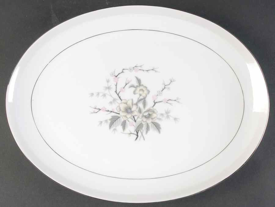 Nannette 14" Oval Serving Platter by Harmony House China-1