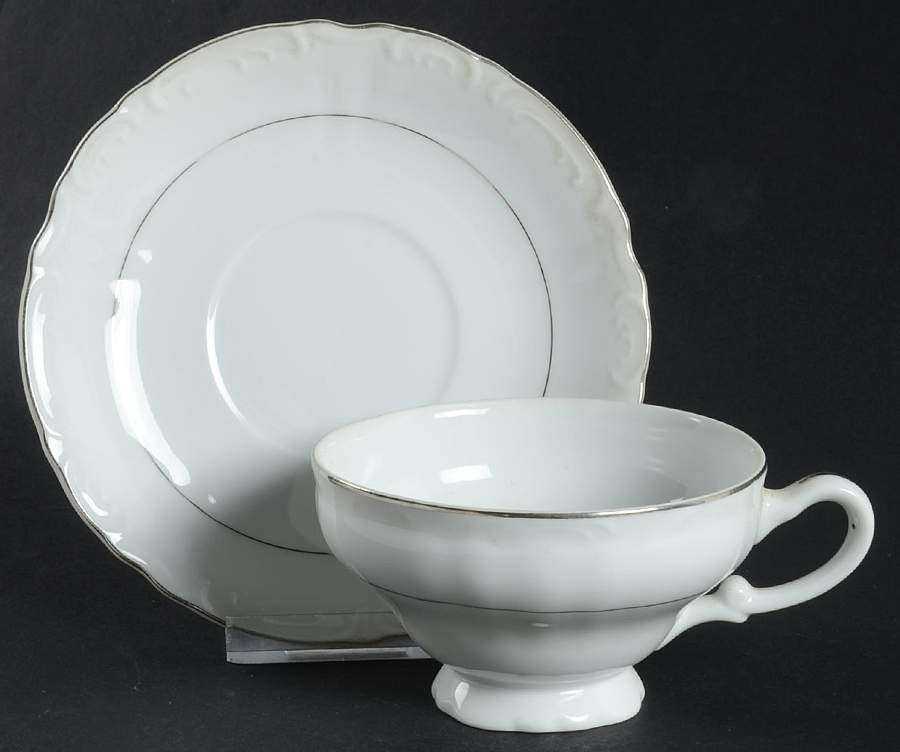 Nora Footed Cup & Saucer Set by Harmony House China-1