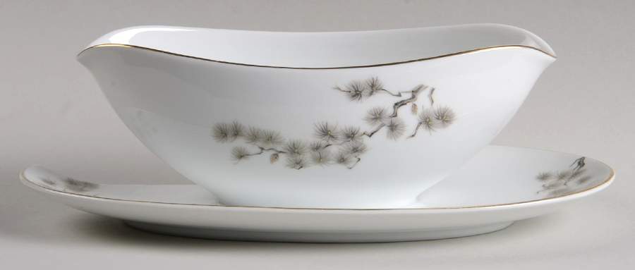 Orient Gravy Boat with Attached Underplate by Harmony House China-1