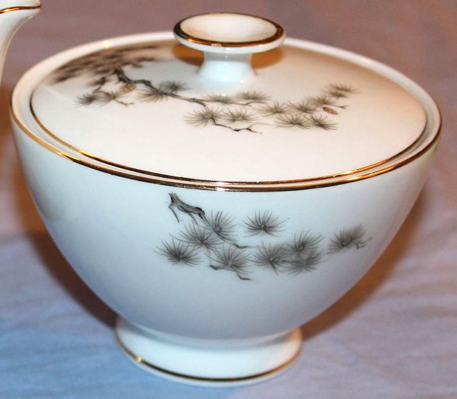 Orient Sugar Bowl & Lid by Harmony House China-1