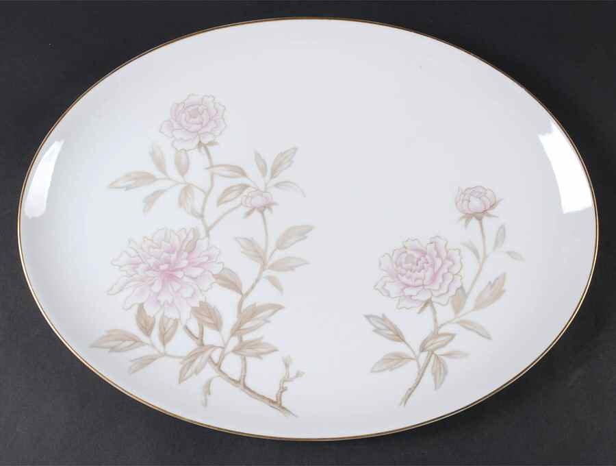 Patricia 16" Oval Serving Platter by Harmony House China-1