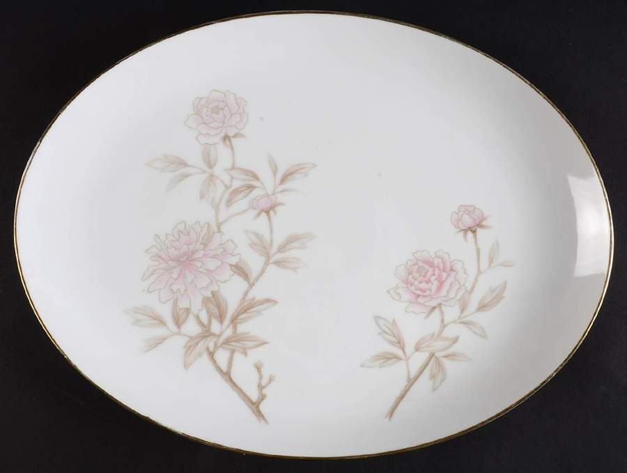 Patricia 14" Oval Serving Platter by Harmony House China-1