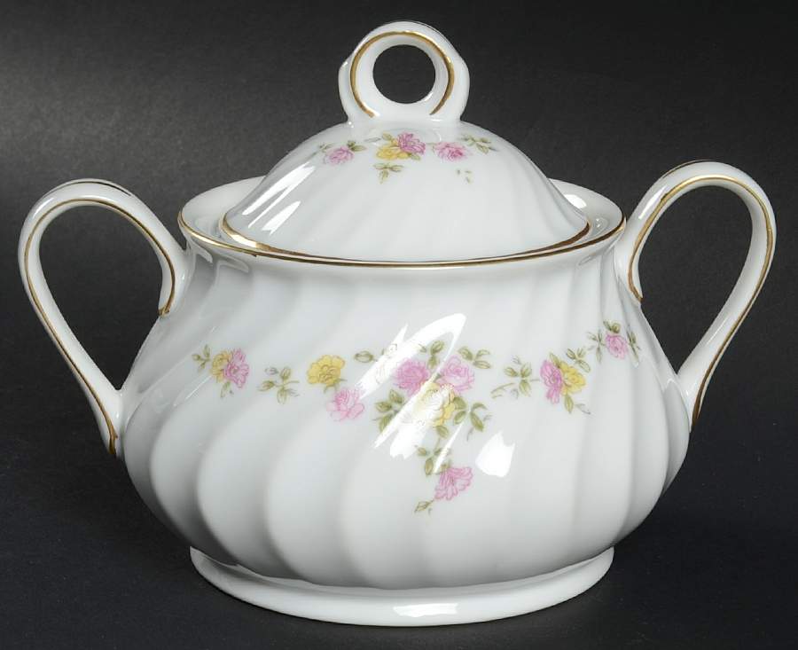 Picadilly Sugar Bowl & Lid by Harmony House China-1