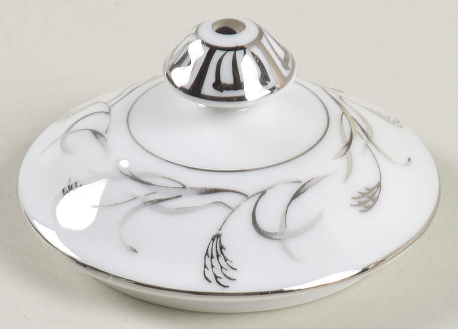 Platinum Garland Lid for Sugar Bowl by Harmony House China-1