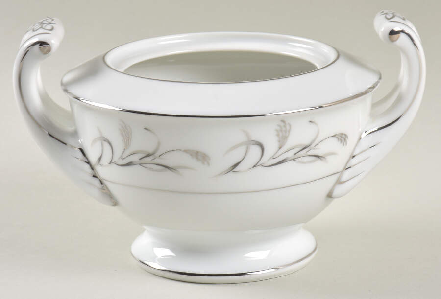 Platinum Garland Sugar Bowl No Lid by Harmony House China-1