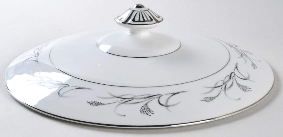 Platinum Garland Lid for Round Vegetable by Harmony House China-1