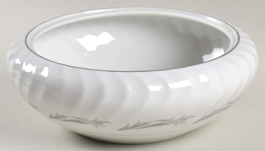 Platinum Scroll Round Vegetable No Lid by Harmony House China-1