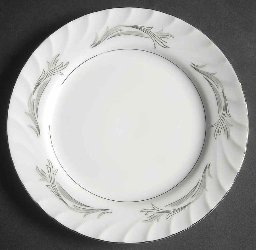Platinum Scroll Bread & Butter Plate by Harmony House China-1