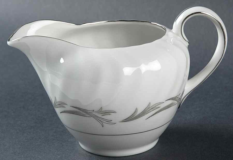 Platinum Scroll Creamer by Harmony House China-1