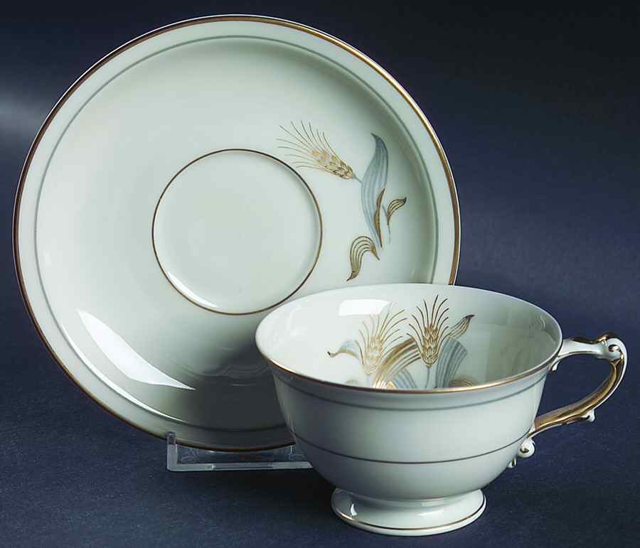 Prince Edward Footed Cup & Saucer Set by Harmony House China-1