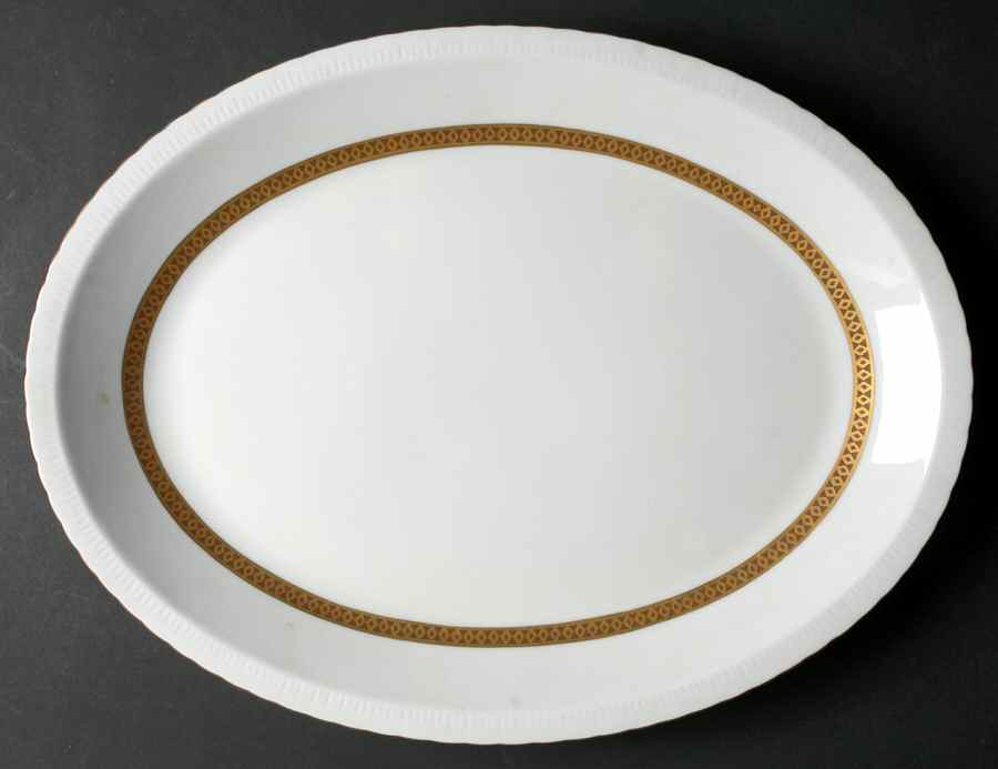 Regina 16" Oval Serving Platter by Harmony House China-1