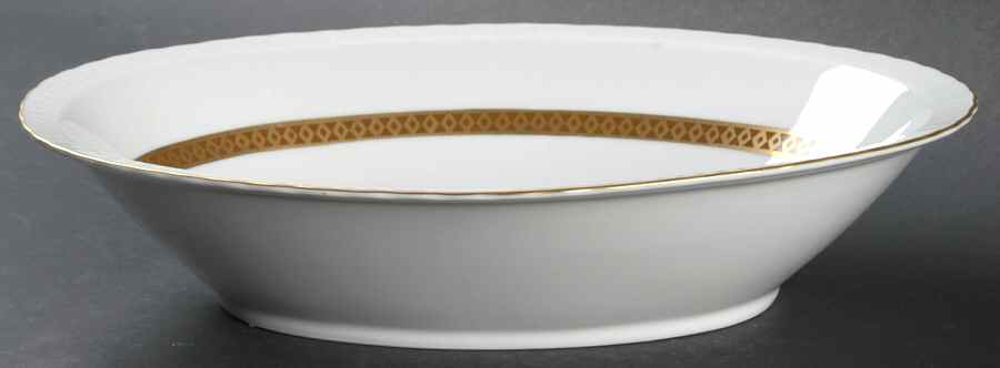 Regina 10" Oval Vegetable Bowl by Harmony House China-1