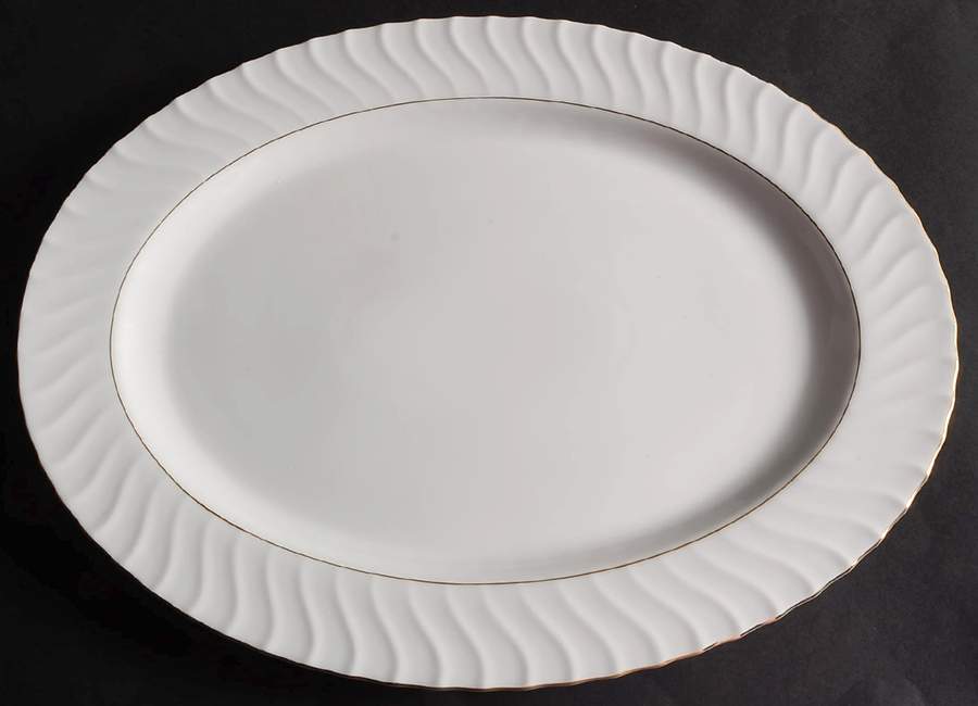 Regency 16" Oval Serving Platter by Harmony House China-1