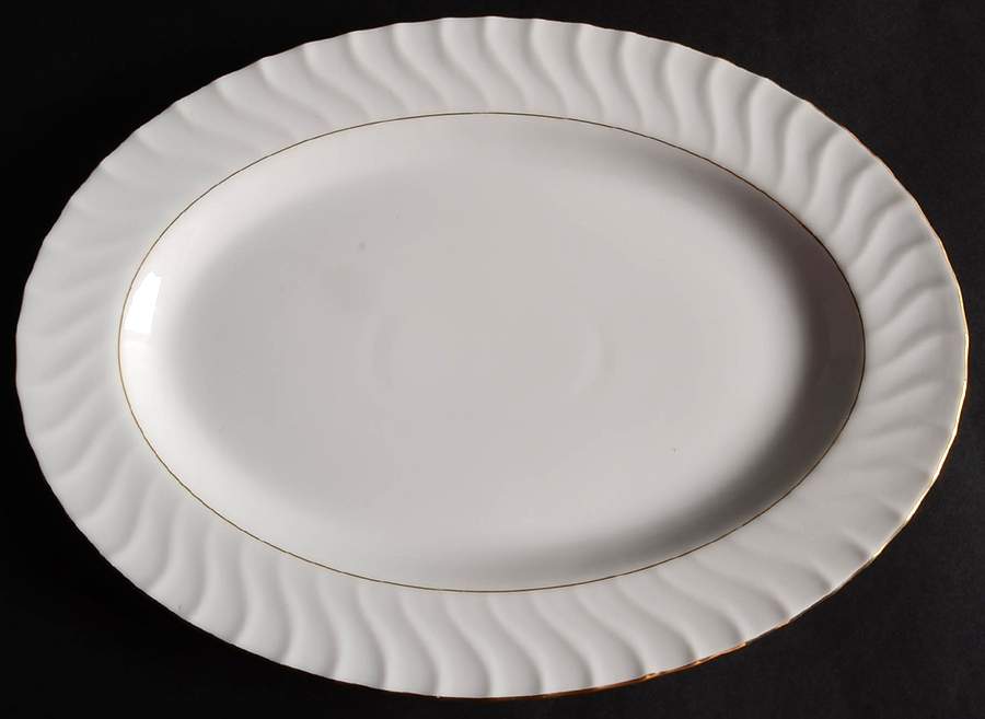 Regency 12" Oval Serving Platter by Harmony House China-1