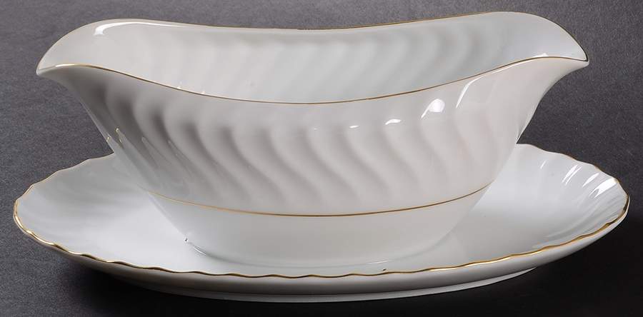 Regency Gravy Boat with Attached Underplate by Harmony House China-1
