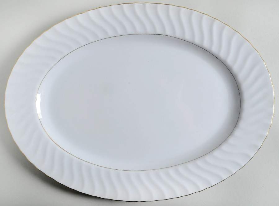 Regency 14" Oval Serving Platter by Harmony House China-1